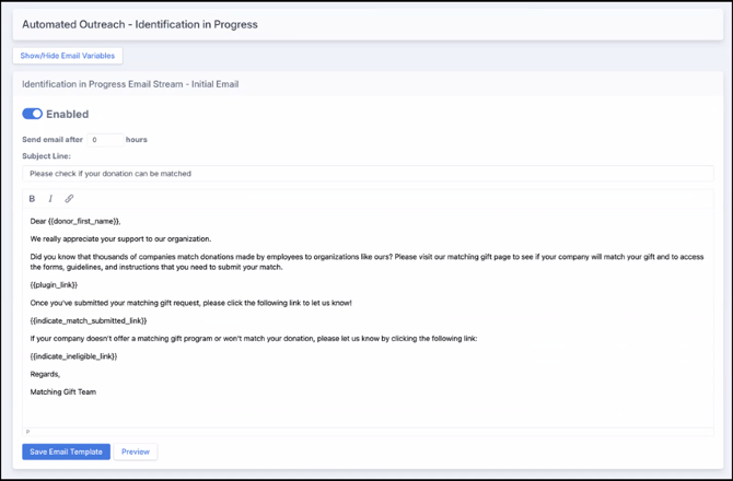 Automated Outreach-Identification in Progress-email 1 template
