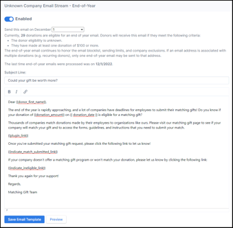 Understanding the Automated Email Streams