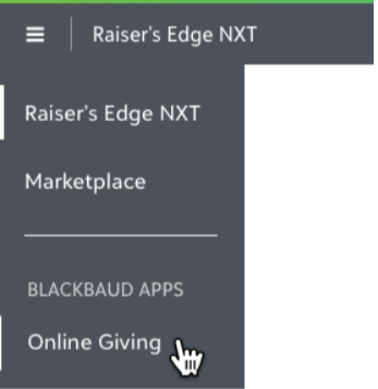RE NXT Online Giving