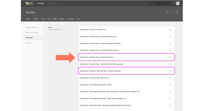 Search Tool-Neon Fundraise-zoomed in