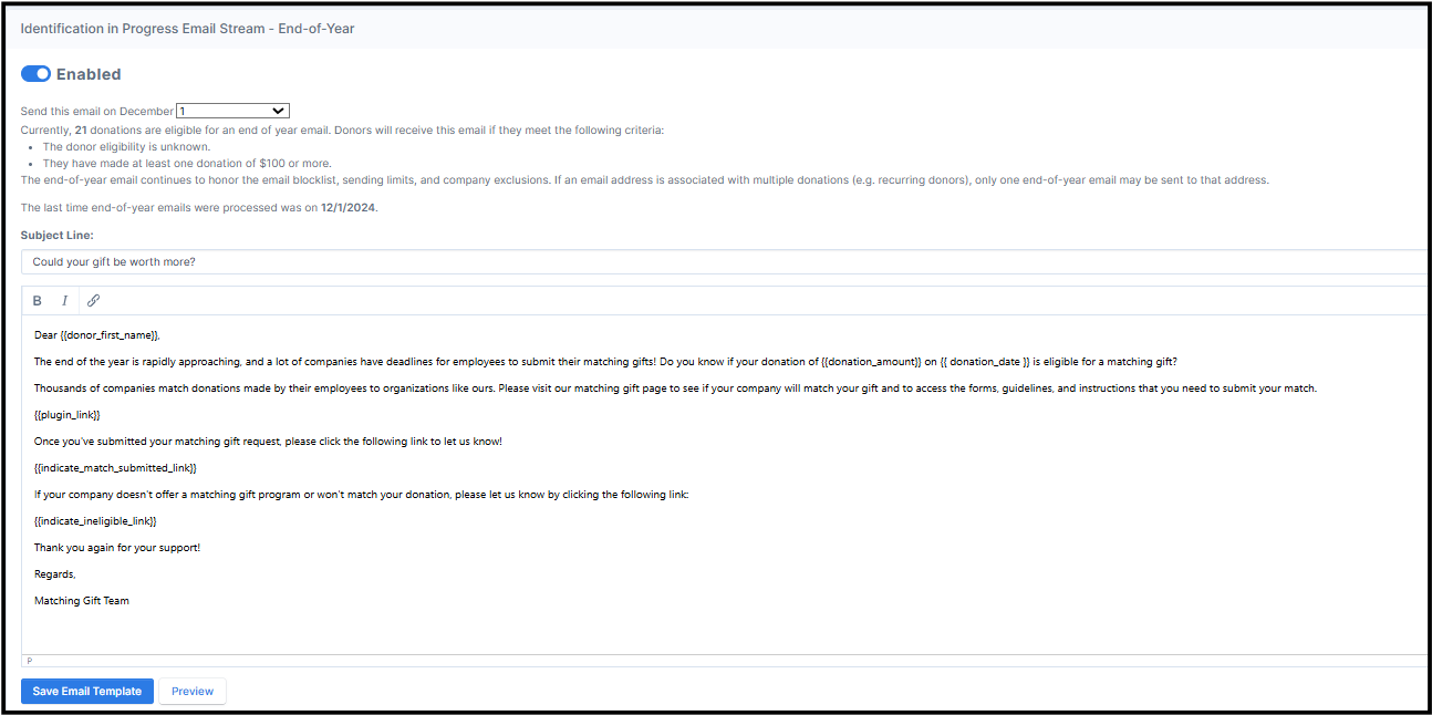 Understanding the Automated Email Streams